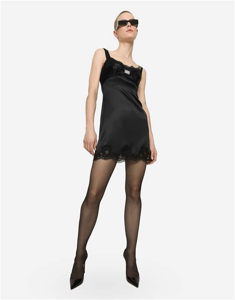 Short slip dress with Dolce&Gabbana tag in Black for Women